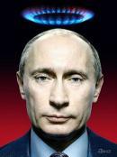 Glória helyett gázrózsebimbó. Putyin fején a kék dicsőség, melynek nem árt a tűz, mert ő maga az.